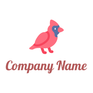 Brink Pink Cardinal on a White background - Animales & Animales de compañía