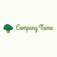 Broccoli logo on a Ivory background - Agricultura