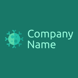 Immune system logo on a Deep Sea background - Medical & Farmacia