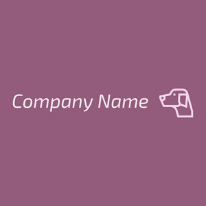 Labrador logo on a Mauve Taupe background - Animais e Pets