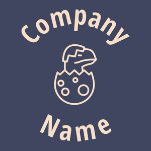 Dinosaur logo on a Blue Zodiac background - Animales & Animales de compañía