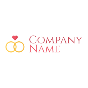 Wedding ring logo on a White background - Servizi nuziali