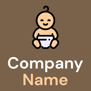 Baby boy on a Tobacco Brown background - Niños & Guardería