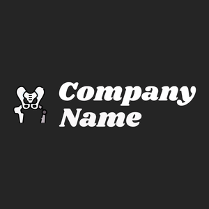 Hip replacement logo on a Nero background - Medizin & Pharmazeutik