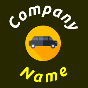 Limousine on a Dark Green background - Auto & Voertuig