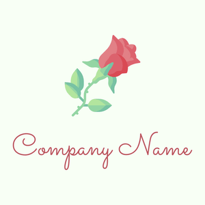Rose logo on a Honeydew background - Citas
