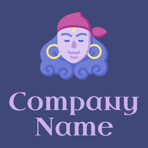 Fortune teller logo on a Jacksons Purple background - Abstracto