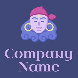Fortune teller logo on a Jacksons Purple background - Abstrait