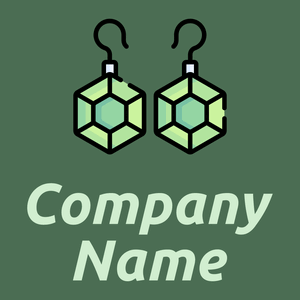 Earings logo on a Como background - Mode & Beauté