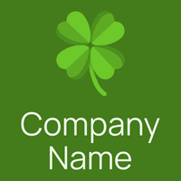 Clover logo on a Bilbao background - Abstracto
