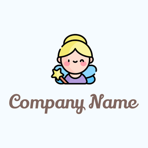 Fairy on a Alice Blue background - Enfant & Garderie