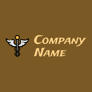 Caduceus logo on a Hot Curry background - Religion