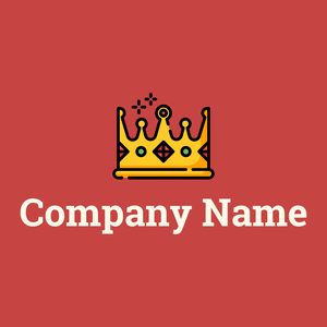 Crown logo on a Grenadier background - Abstrait