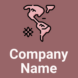 America logo on a Copper Rose background - Medio ambiente & Ecología
