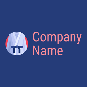 Kimono logo on a Bahama Blue background - Domaine sportif