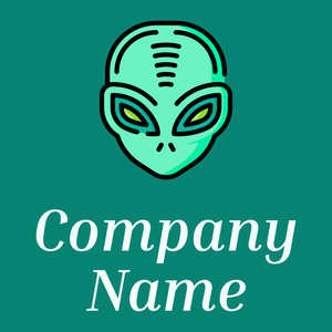 Aliens logo on a Pine Green background - Tecnología