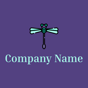 Dragonfly logo on a Gigas background - Animales & Animales de compañía