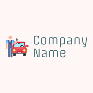 Car repair on a Snow background - Auto & Voertuig