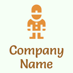 Soldier logo on a Honeydew background - Abstrakt