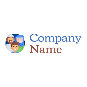Family logo on a White background - Abstract