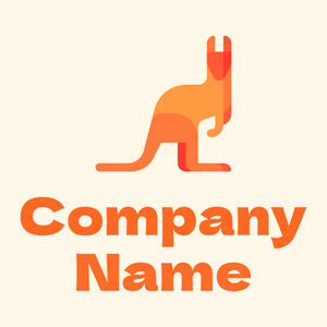 Kangaroo on a Floral White background - Animales & Animales de compañía