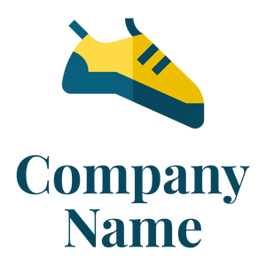 Golden Poppy Climbing shoes on a White background - Domaine sportif