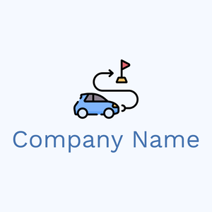 Driving school on a Alice Blue background - Automobili & Veicoli