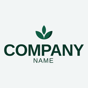 Minimalistic leaves landscaping logo - Paisage