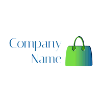 Blue and green handbag logo - Fashion & Beauty Logo