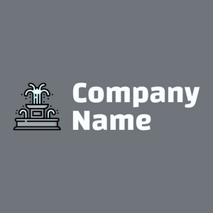 Fountain logo on a Raven background - Architektur