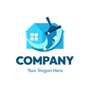 sparkeling squeegee on house logo - Limpieza & Mantenimiento