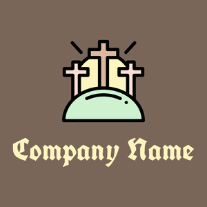 Calvary logo on a Russett background - Religiosidade