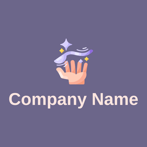 Magic trick logo on a Kimberly background - Entretenimento & Artes