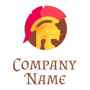 Roman helmet logo on a White background - Unterhaltung & Kunst