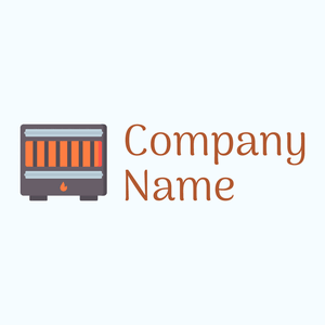 Gas heater logo on a Alice Blue background - Pulizia & Manutenzione