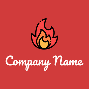 Fire on a Persian Red background - Seguridad