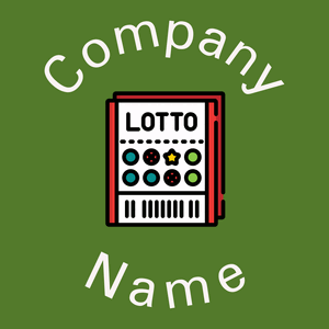 Lottery logo on a Green Leaf background - Juegos & Entretenimiento