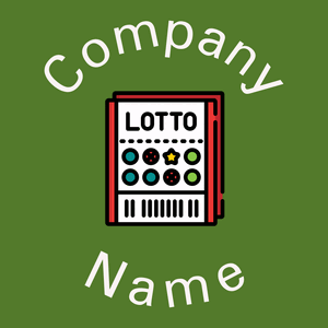 Lottery logo on a Green Leaf background - Jogos & Recreação