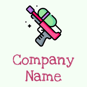 Water Gun logo on a Honeydew background - Enfant & Garderie
