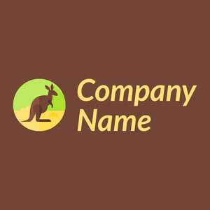 Kangaroo on a Metallic Copper background - Animais e Pets
