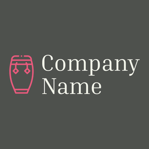 Conga drum logo on a Grey background - Communauté & Non-profit