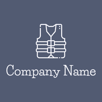 Life jacket logo on a East Bay background - Mode & Beauté