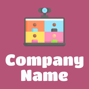 Video conference logo on a Royal Heath background - Comunicaciones