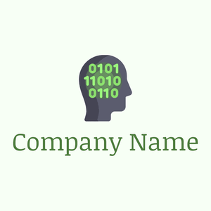 Programmer logo on a Honeydew background - Handel & Beratung