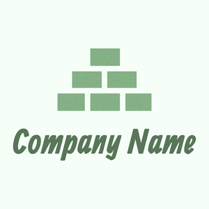 Brick wall on a Honeydew background - Bambini & Infanzia