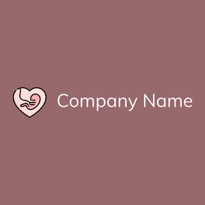 Baby logo on a Copper Rose background - Bambini & Infanzia