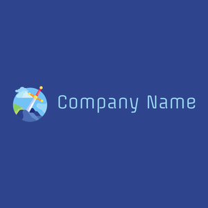Sword logo on a Fun Blue background - Arte & Intrattenimento
