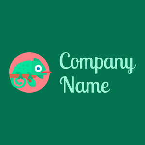Mona Lisa Chameleon on a Watercourse background - Animaux & Animaux de compagnie