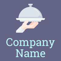 Waiter logo on a Kimberly background - Food & Drink