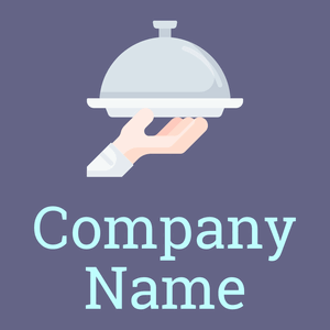 Waiter logo on a Kimberly background - Essen & Trinken